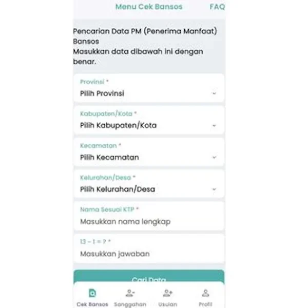 cara cek bansos penebalan bpnt