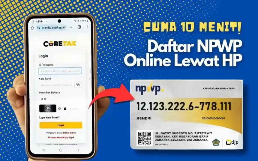 daftar npwp online lewat hp